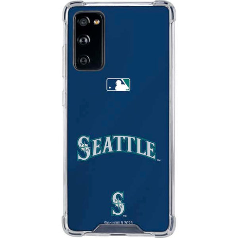 MLB Seattle Mariners Alternate/Away Jersey Galaxy S20 FE Clear Case